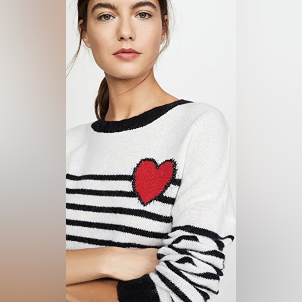 RAILS | Perci Heart Jumper In Bretton Heart Stripe - Picture 2 of 3